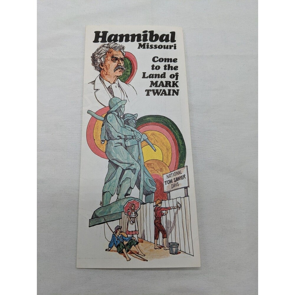 Vintage Hannibal Missouri Travel Brochure